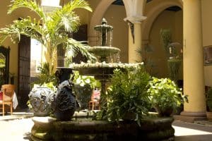 installed courtyard