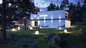 beautiful landscaping lights